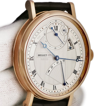 腕時計 ブレゲ BREGUET クラシック クロノメトリー 7727 7727BR/12/9WU 手巻き メンズ K18RG無垢 ローマン ギヨシェ スモールセコンド