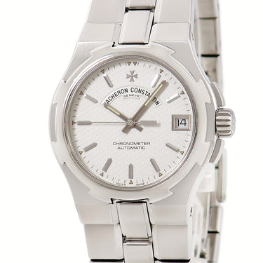 腕時計 ヴァシュロン・コンスタンタン VACHERON CONSTANTIN オーヴァーシーズ ミディアム 42052/423A-8729 自動巻き メンズ シルバー バー デイト