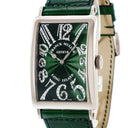 腕時計 フランクミュラー FRANCK MULLER ロングアイランド ジョーカー 1200SCMAGJ 自動巻き メンズ K18WG無垢 純正ダイヤ グリーン 限定