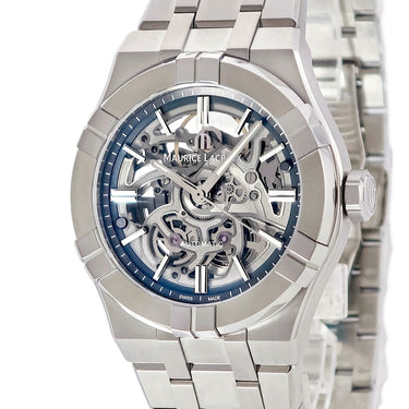 腕時計 モーリスラクロア Maurice Lacroix アイコン オートマティック スケルトン AI6007-SS002-030-1 自動巻き メンズ 未使用 バー 3針