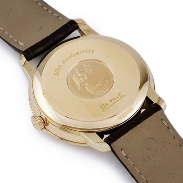 腕時計 オメガ OMEGA デ ヴィル プレステージ コーアクシャル 424.53.40.20.04.005 自動巻き メンズ K18YG無垢製 ホワイト