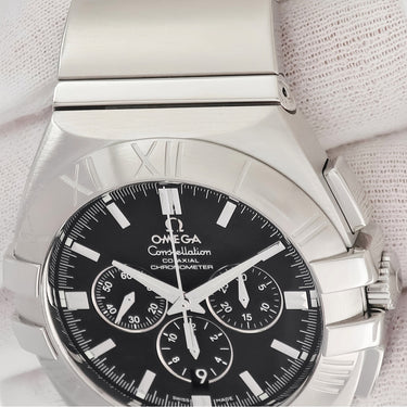 腕時計 オメガ OMEGA コンステレーション ダブルイーグル クロノグラフ 1514.51.00 自動巻き メンズ ダークグレー スモールセコンド