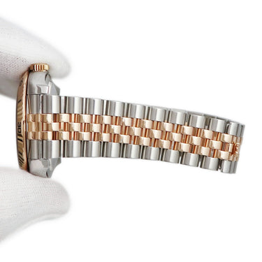 腕時計 ロレックス ROLEX デイトジャスト ターノグラフ 116261 F番 自動巻き メンズ OH済み F番 K18PG×SS コンビ 回転ベゼル ジュビリー