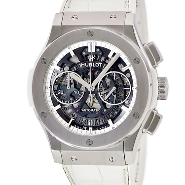 腕時計 ウブロ HUBLOT クラシックフュージョン アエロフュージョン オールホワイト クロノグラフ 525.NE.0127.LR 自動巻き メンズ