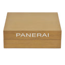 パネライ PANERAI 純正 ウォッチ ボックス 6本用 ブラウン ウッド 腕時計パーツ シルバー金具 BOX 保存箱 腕時計 ケース 収納 木製