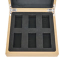 パネライ PANERAI 純正 ウォッチ ボックス 6本用 ブラウン ウッド 腕時計パーツ シルバー金具 BOX 保存箱 腕時計 ケース 収納 木製