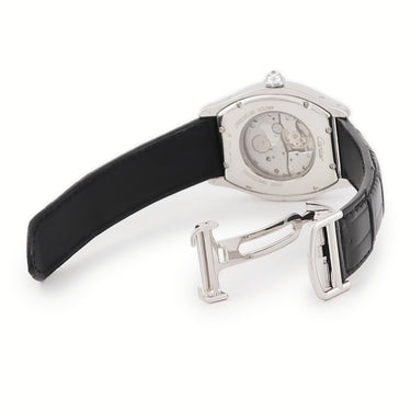 腕時計 カルティエ Cartier トーチュ LM WA503851 手巻き メンズ レディース K18WG無垢 純正ダイヤ トノウ ギヨシェ ローマン 青針