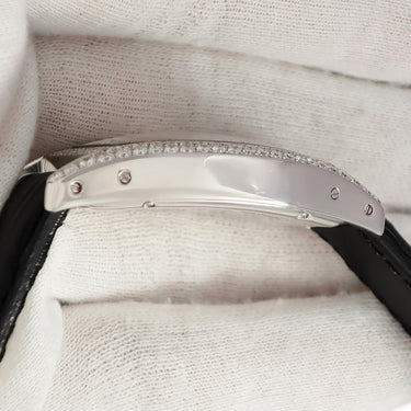 腕時計 カルティエ Cartier トーチュ LM WA503851 手巻き メンズ レディース K18WG無垢 純正ダイヤ トノウ ギヨシェ ローマン 青針