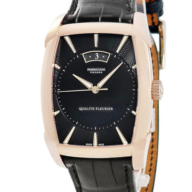 腕時計 パルミジャーニ・フルリエ PARMIGIANI FLEURIER カルパ カリテフルリエ PFC194-1601400-HA1441 自動巻き メンズ K18RG無垢 黒 バー トノウ