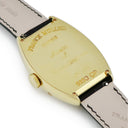 腕時計 フランクミュラー FRANCK MULLER トノウカーベックス パーペチュアルカレンダー 5850QP 自動巻き メンズ K18YG無垢 ホワイト 青針