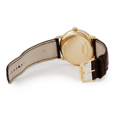 腕時計 ブランパン BLANCPAIN ヴィルレ ウルトラスリム 4040-3642-55B 自動巻き メンズ K18RG無垢 パワーリザーブインジケーター