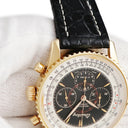 腕時計 ブライトリング BREITLING ナビタイマー モンブリラン H30030.1 自動巻き メンズ OH済 K18RG無垢 ブラック×シルバー