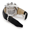 腕時計 セイコー SEIKO ガランテ クロノグラフ SBLA049 5R86-0AB0 自動巻き メンズ ブラック 黒 デイト ローマン バー スモセコ