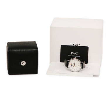 腕時計 IWC IWC ポートフィノ オートマティック ムーンフェイズ IW459401 自動巻き メンズ シルバー バー
