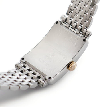 腕時計 フランクミュラー FRANCK MULLER ロングアイランド レリーフ 902QZRELSTG クオーツ レディース K18PG×SS コンビ 角型 ビザン数字