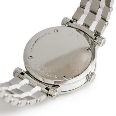腕時計 ティファニー Tiffany & Co アトラス Z1301.11.11A20A00A クオーツ メンズ レディース ホワイト ローマン バー コンビ デイト