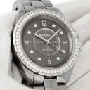 腕時計 シャネル CHANEL J12 クロマティック H2566 自動巻き メンズ OH済 純正ダイヤ グレー ラウンド