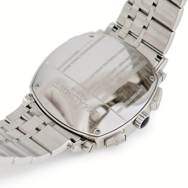 腕時計 ショーメ CHAUMET ダンディ GMT W11692-32A 自動巻き メンズ ブラック ブルー バイカラー デイト バー ワールドタイム