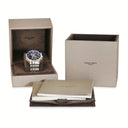 腕時計 ショーメ CHAUMET ダンディ GMT W11692-32A 自動巻き メンズ ブラック ブルー バイカラー デイト バー ワールドタイム