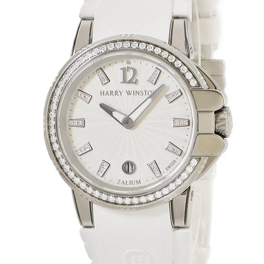 腕時計 ハリーウィンストン Harry Winston オーシャン スポーツ レディ OCSQHD36ZZ006 クオーツ レディース 純正ダイヤ ザリウム 白