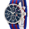 腕時計 モーリスラクロア Maurice Lacroix ポントス クロノグラフ PT6008-SS002-431 自動巻き メンズ FCバルセロナ コラボ ブルー サッカー