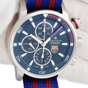 腕時計 モーリスラクロア Maurice Lacroix ポントス クロノグラフ PT6008-SS002-431 自動巻き メンズ FCバルセロナ コラボ ブルー サッカー