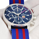 腕時計 モーリスラクロア Maurice Lacroix ポントス クロノグラフ PT6008-SS002-431 自動巻き メンズ FCバルセロナ コラボ ブルー サッカー