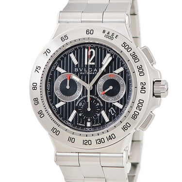 腕時計 ブルガリ BVLGARI ディアゴノ プロフェッショナル クロノグラフ テラ DP42SCH 自動巻き メンズ ブラック デイト タキメーター