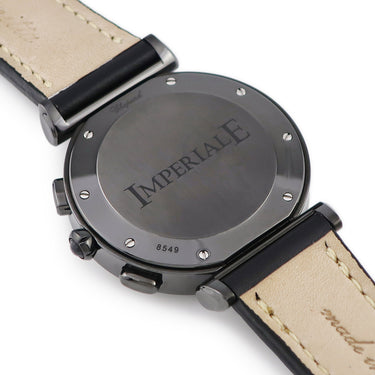 腕時計 ショパール CHOPARD インペリアーレ クロノ 40mm 388549-3007 自動巻き メンズ 黒DLC加工 ローマ バー デイト クロノグラフ