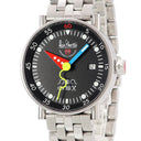 腕時計 アランシルベスタイン ALAIN SILBERSTEIN クラブ スポーツ KLS11 自動巻き メンズ OH済 ブラック 黒 デイト シースルーバック 限定