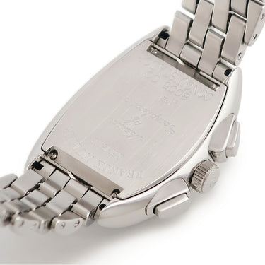 腕時計 フランクミュラー FRANCK MULLER コンキスタドール クロノグラフ 8005CC 自動巻き メンズ ギヨシェ デイト ビザン数字 青針