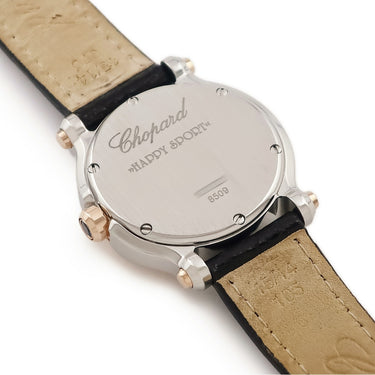 腕時計 ショパール CHOPARD ハッピースポーツ ミニ マーク2 30mm 278509-6001 クオーツ レディース K18RG×SS コンビ 純正ダイヤ