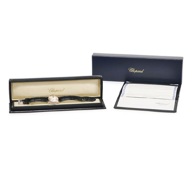 腕時計 ショパール CHOPARD ハッピースポーツ ミニ マーク2 30mm 278509-6001 クオーツ レディース K18RG×SS コンビ 純正ダイヤ