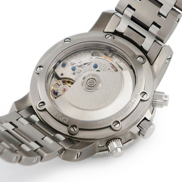 腕時計 エルメス HERMES クリッパー クロノグラフ メカニックダイバーズ CP2.941 自動巻き メンズ オレンジ針 アラビア