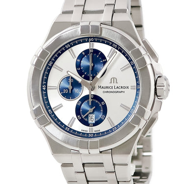 腕時計 モーリスラクロア Maurice Lacroix アイコン クロノグラフ 44mm AI1018-SS002-131-1 クオーツ メンズ デイト スモセコ