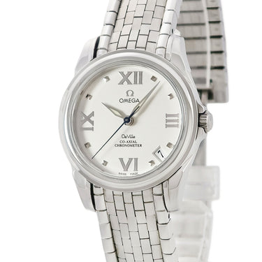 腕時計 オメガ OMEGA デ ヴィル コーアクシャル 4581.31.00 自動巻き レディース シルバー デイト