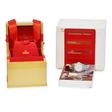 腕時計 オメガ OMEGA デ ヴィル コーアクシャル 4581.31.00 自動巻き レディース シルバー デイト