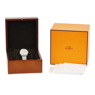 腕時計 エルメス HERMES アルソー ル タン ヴォヤジャー W057197WW00 AR10.530 自動巻き メンズ 新品同様 純正ダイヤ 世界地図 GMT