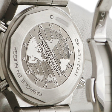 腕時計 ブルガリ BVLGARI ディアゴノ プロフェッショナル アリア DP42C14SSDGMT 自動巻き メンズ 世界地図 ポインターデイト