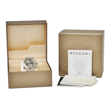 腕時計 ブルガリ BVLGARI ディアゴノ プロフェッショナル アリア DP42C14SSDGMT 自動巻き メンズ 世界地図 ポインターデイト