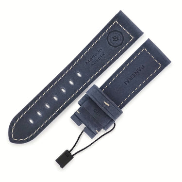 パネライ PANERAI 純正 ネイビー 牛革 腕時計パーツ 新品未使用 替え レザー 本革 ベルト バンド ストラップ 22ｍｍ ネイビー 紺