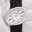 腕時計 ピアジェ PIAGET ライムライト マジックアワー G0A32099 クオーツ レディース K18WG無垢 純正ダイヤ ギヨシェ オーバル