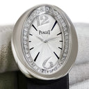 腕時計 ピアジェ PIAGET ライムライト マジックアワー G0A32099 クオーツ レディース K18WG無垢 純正ダイヤ ギヨシェ オーバル