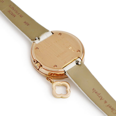 腕時計 ヴァンクリーフアーペル Van Cleef & Arpels チャーム ミニウォッチ VCARO29800 クオーツ レディース K18PG無垢 純正ダイヤ アルハンブラ