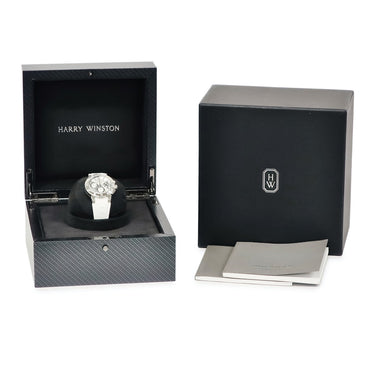 腕時計 ハリーウィンストン Harry Winston オーシャン スポーツ レディ クロノグラフ OCSACH38ZZ006 自動巻き レディース 純正ダイヤ