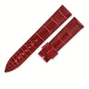 フランクミュラー FRANCK MULLER 純正 トノウカーベックス 2850 2852用 クロコバンド ワインレッド クロコダイル 腕時計パーツ 新品同様 ベルト 17mm ワインレッド 赤