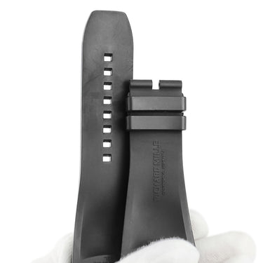 リシャール・ミル RICHARD MILLE 純正 RM032用 ラバーバンド ブラック ラバー 腕時計パーツ 替え ベルト ストラップ 予備 スペア 交換 部品 パーツ 32mm ブラック 黒
