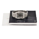 腕時計 ピアジェ PIAGET アップストリーム 27050 自動巻き メンズ OH済 グレー シルバー ベゼルバックル 角型 アラビア デイト