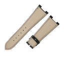 パテックフィリップ PATEK PHILIPPE 純正 ノーチラス用 クロコベルト ブラック クロコダイル 腕時計パーツ 未使用 替え バンド ストラップ 予備 スペア 25ｍｍ ブラック 黒