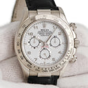 腕時計 ロレックス ROLEX コスモグラフ デイトナ 116519 K番 自動巻き メンズ OH済 K番 K18WG無垢 ホワイト クロノグラフ タキメーター